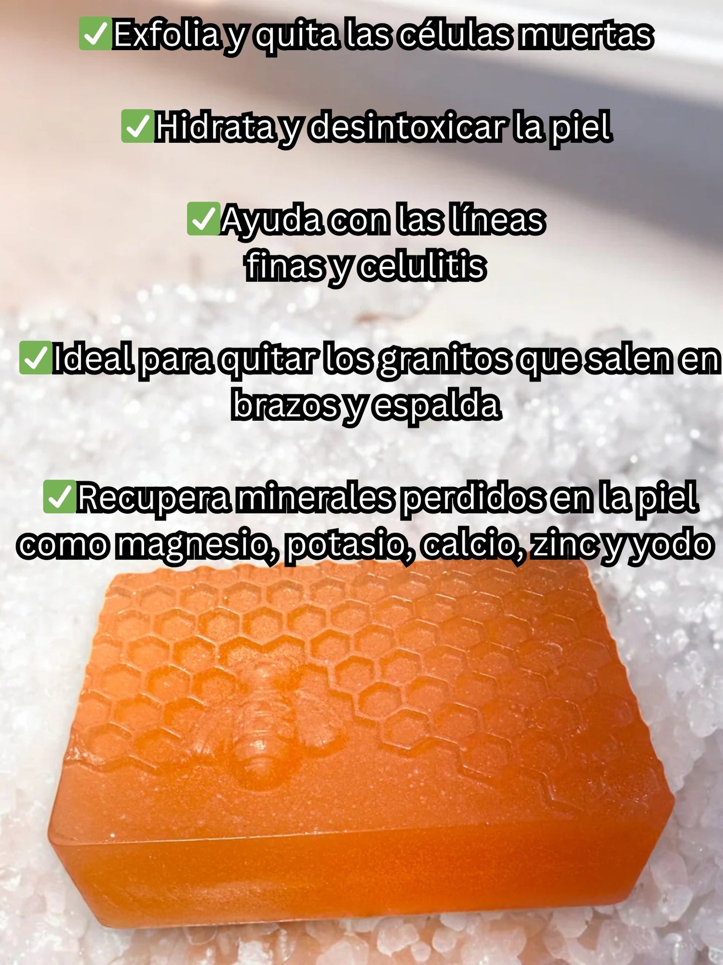 Salt Exfoliating Soap (Himalayan and Sea Salt) 4.3oz