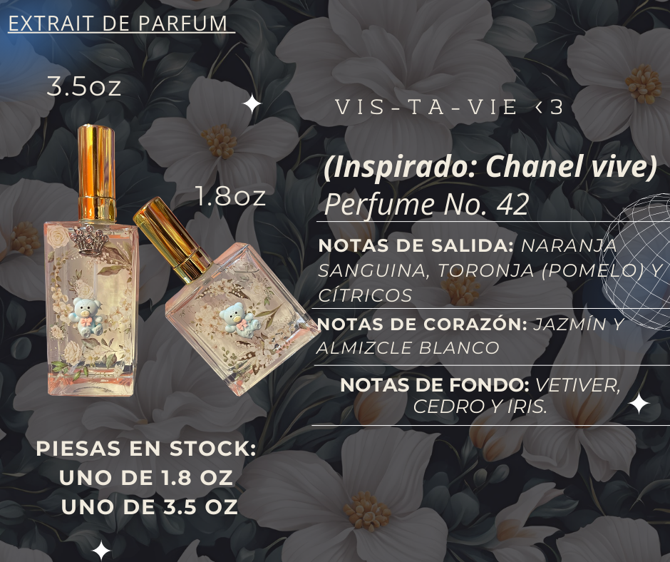 VIS-TA-VIE (inspirado: Chanel vive) Perfume No. 42