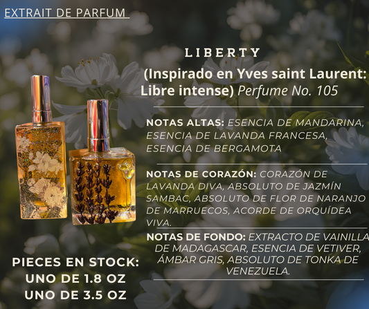 Liberty (Inspirado en Yves saint Laurent Libre intense) Perfume No. 105