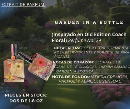 Garden in a bottle (Inspirado en Old Edition Coach Floral) Perfume No. 29