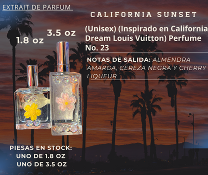 California sunset (Unisex) (Inspirado en California Dream Louis Vuitton) Perfume No. 23