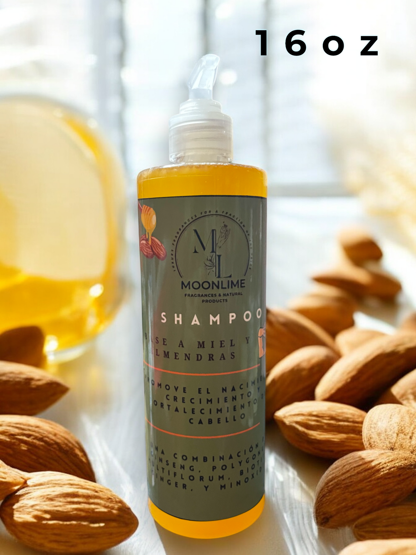 Shampoo (based on honey and almonds)