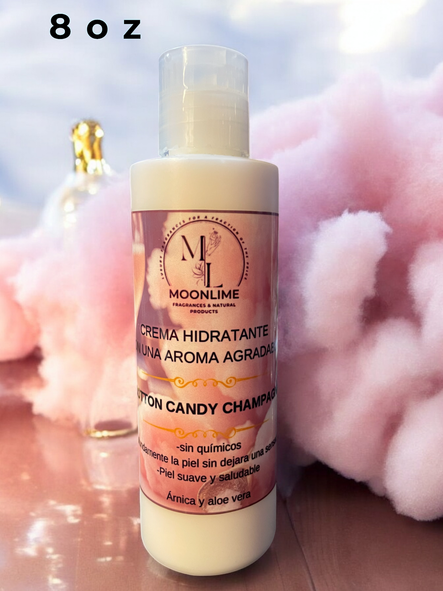 Crema Hidratante (con una aroma agradable de: Cotton Candy Champagne)