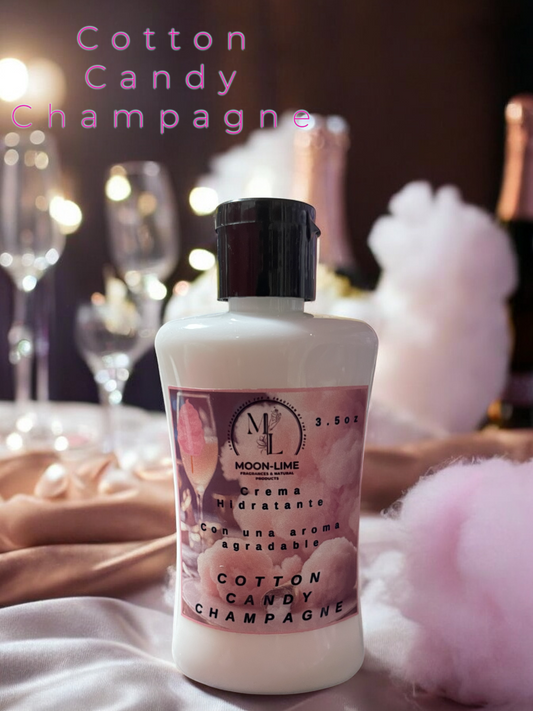 Crema Hidratante (con una aroma agradable de: Cotton Candy Champagne)