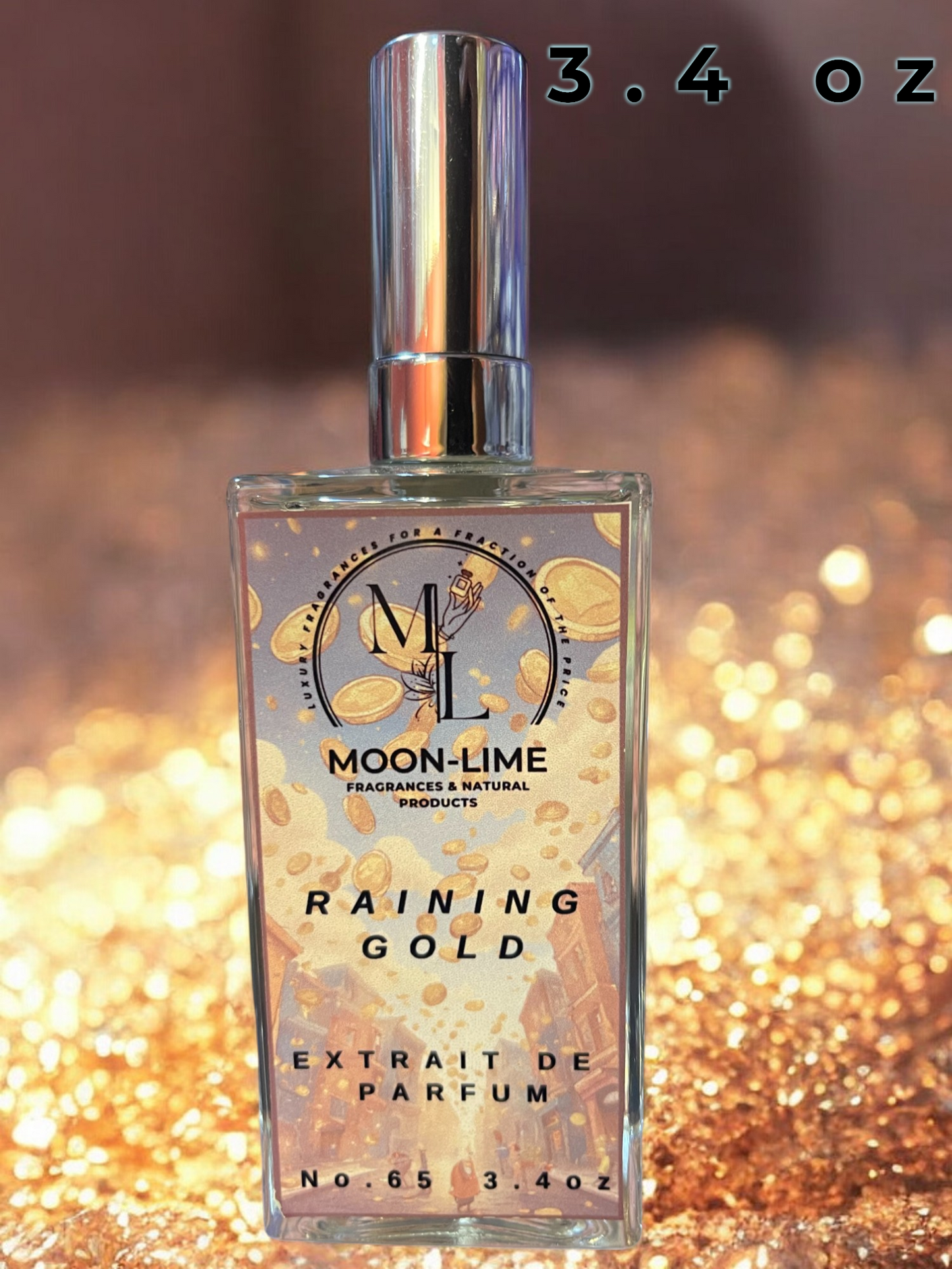 Raining gold (Inspirado en Paco Rabanne 1 Million Lucky)