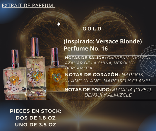 Gold (Inspirado: Versace Blonde) Perfume No. 16